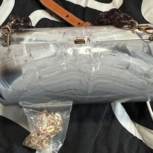 Hard plastic handbag/shoulder bag